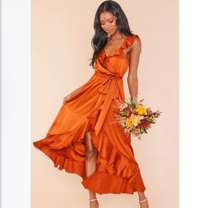 Show Me Your Mumu Luxe Satin Dress